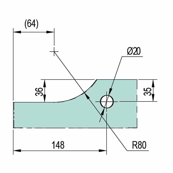 KMJ11320-Upper Patch fitting(M 201)